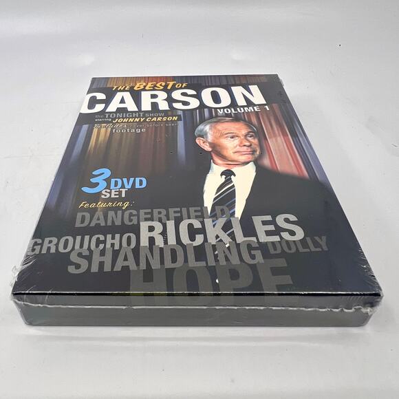 The Best of Johnny Carson the Tonight Show Vol 1~ 3 DVD Set~ NEW B3 - Picture 2 of 3